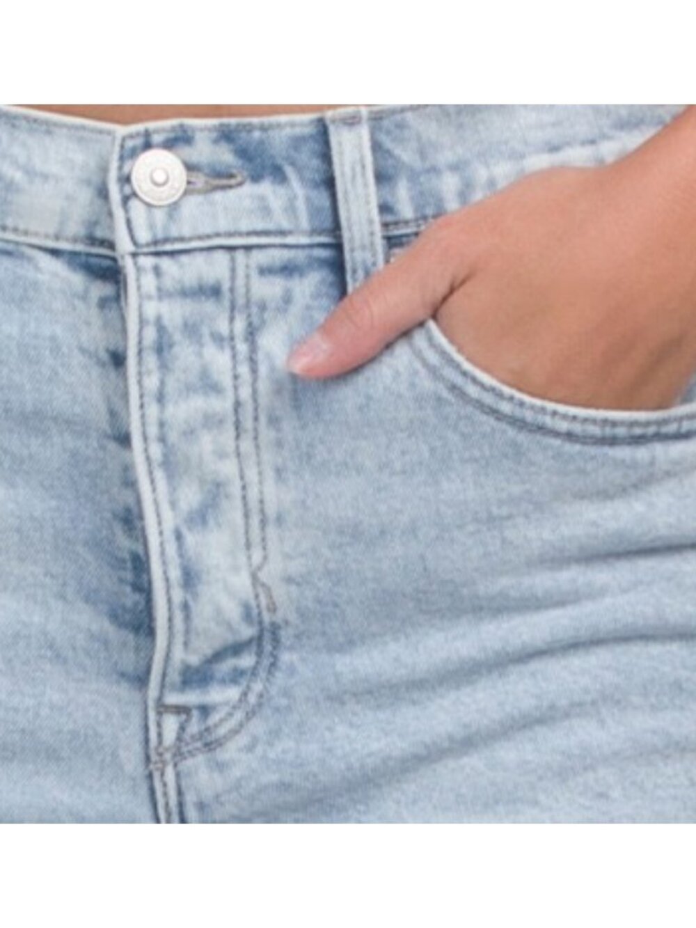 NICOLE MILLER Semi High Rise Relaxed Straight Cuff Vintage Comfort Jeans - Picture 3 of 3